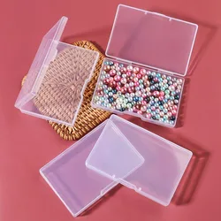 Multiple Sizes Plastic Transparent Organizer Jewelry Display Case Ornament Electronic Component Packaging Beads Storage Box