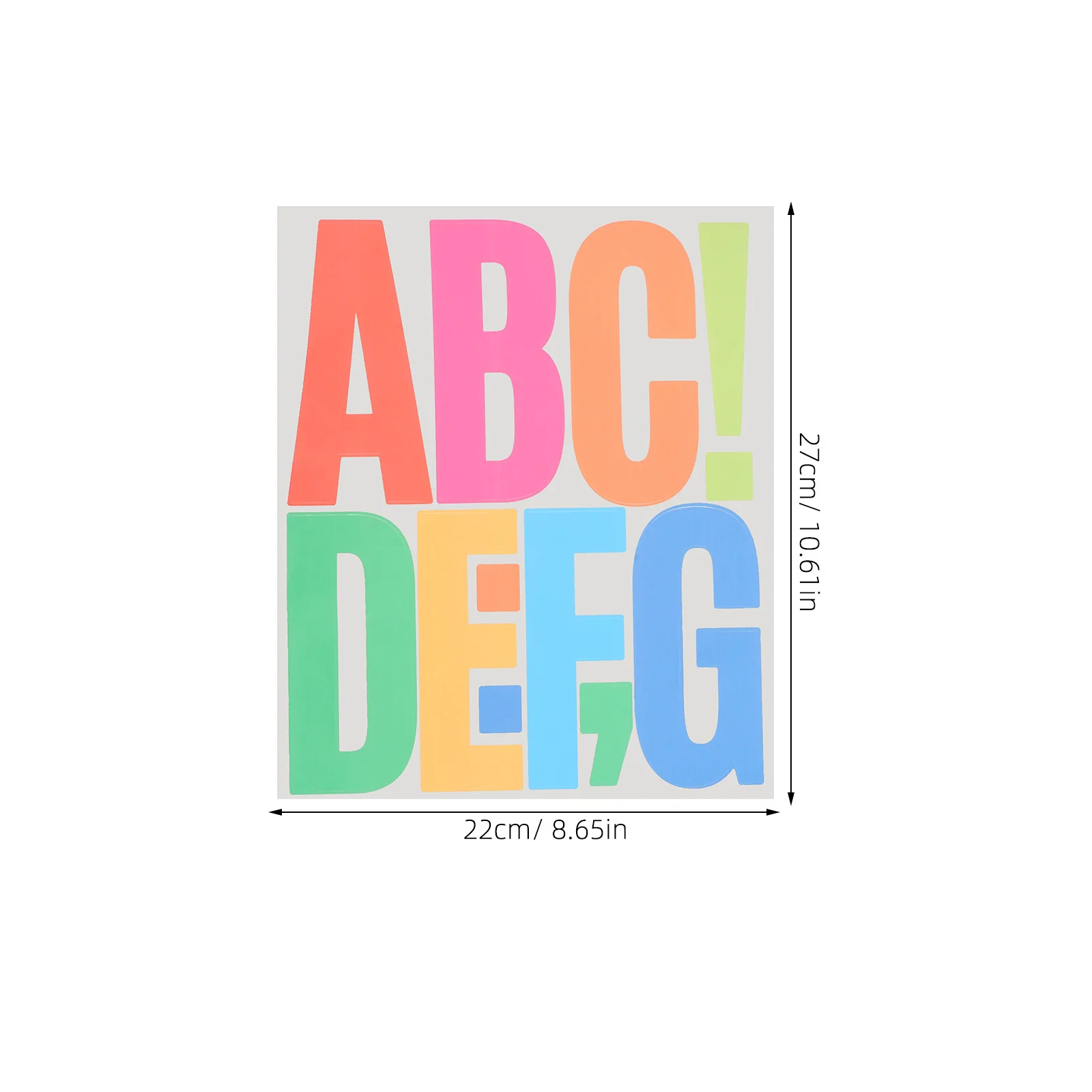 16 枚のアルファベット文字ステッカー防水ビニールデカール工芸品掲示板メールボックス学校オフィス家の装飾クリエイティブ