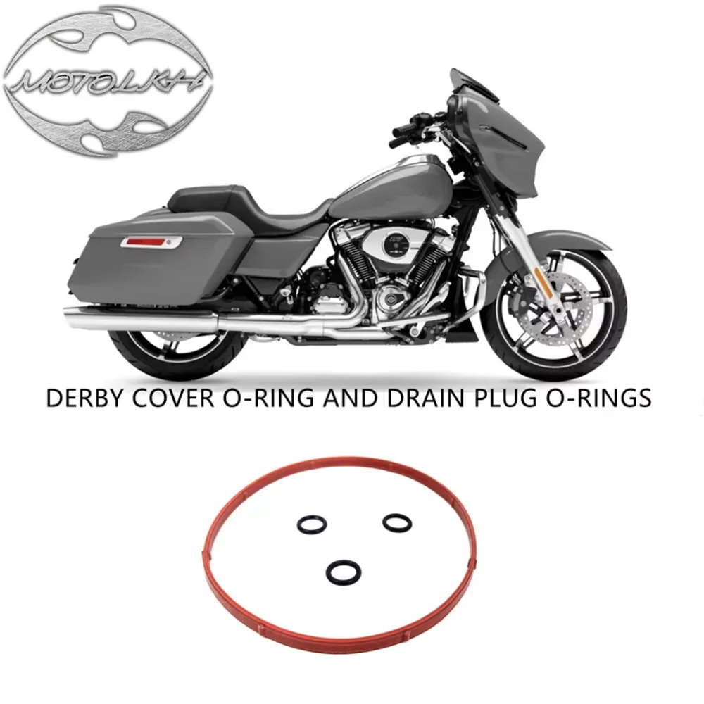 Clutch Derby Cover O-Ring Gasket 17369-06 for Harley Touring Street Glide FLTRX Softail Fat Boy Breakout Dyna Street Bob 07-24