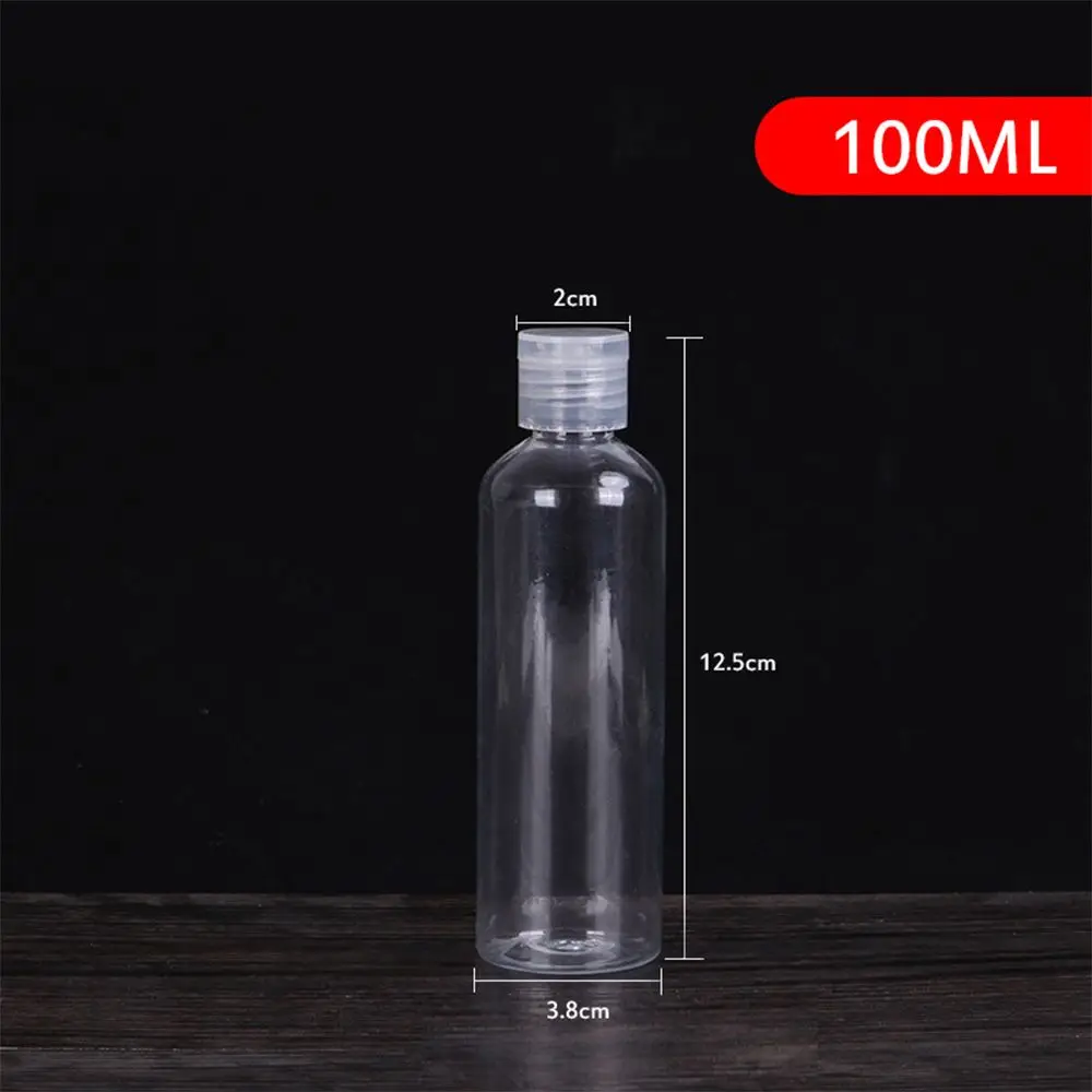 Squeeze Plastic Clear Shampoo Bottle Empty Container Bottle Lotion Jar Refillable
