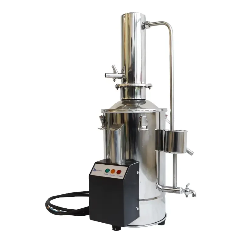 5L 10L Water Distiller Auto Power Off Protection High Purity Distilled Water Equipment for Lab Research