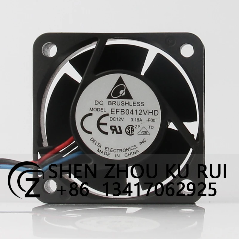 Ventilador de refrigeración EFB0412VHD, carcasa para DELTA DC12V 0.18A EC AC 40x40x20mm 4CM 4020 12CFM Twin-ball North-south Bridge Shaft sin escobillas