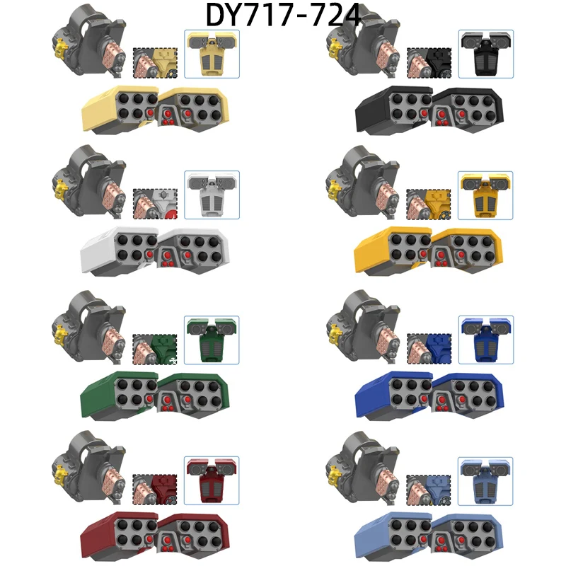 The Salamanders Ultramarines Angels Raven Scars Fists Wolves Guard Action Figures Model Blocks MOC Bricks Set Toys DY717-DY724