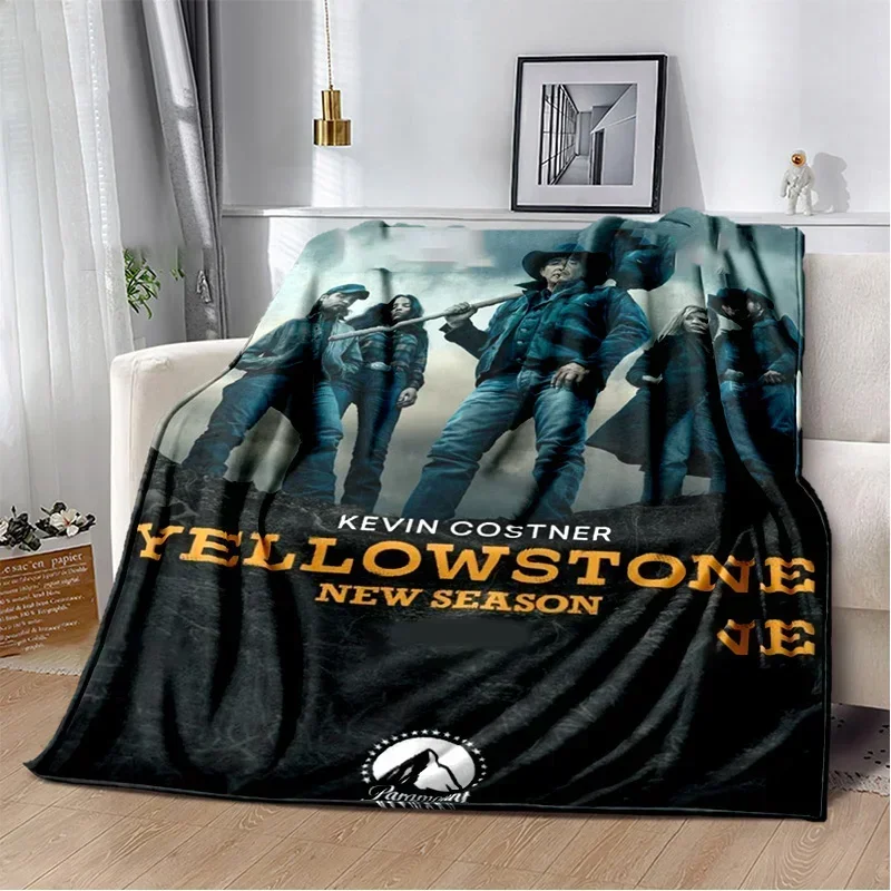 2026 This Is My Yellowstone Watching Blanket Throw Blanket Dutton Ranch Cowboy Bed Flannel Blanket Tv Sofa Cover Bedspread