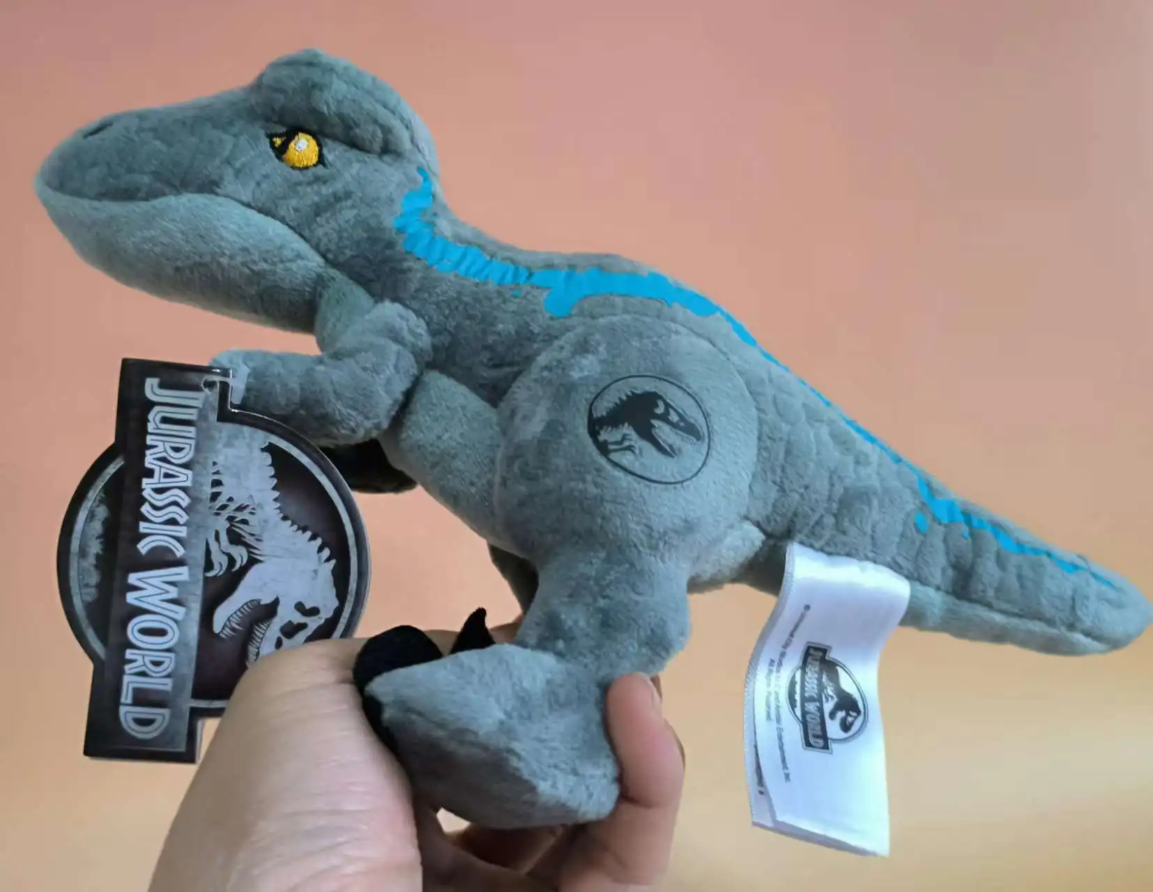 本物のユニバーサルジュラシックパークブルーぬいぐるみ 20 センチメートル恐竜ぬいぐるみ装飾子供の誕生日クリスマスギフトギフト