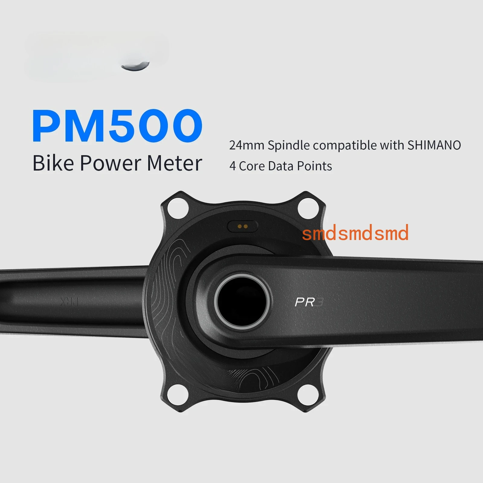 PM500 Power Meter 110BCD 4 Bolt Crank 24mm Spindle ANT+ Bluetooth Road Bike Power Meter for Shimano