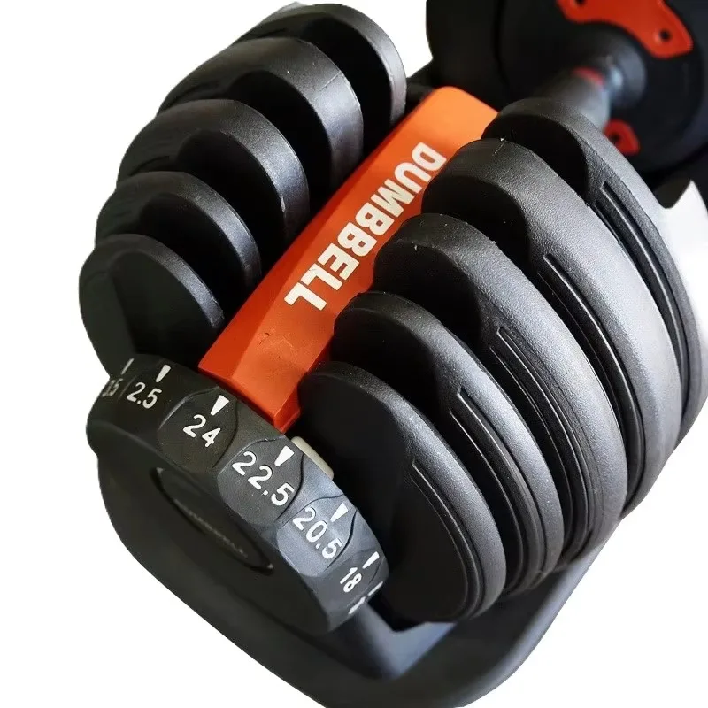 YTYIN Hot-Selling Men's Fitness Durable Cast Iron Adjustable Dumbbell Set 10/15/20/30/40kg Fitness Dumbbell