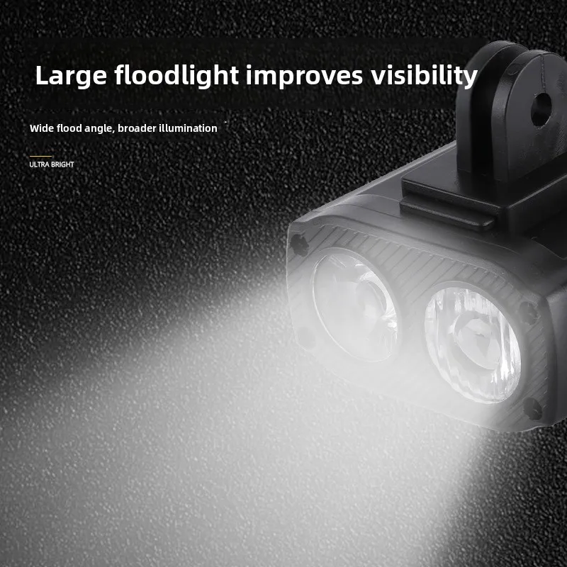 5 Modes Bicycle Front Lamp Type-C Rechangeable Bike Headlamp High Beam Low Beam Bike Handlebar Headlight Bicycle Accessories image 2