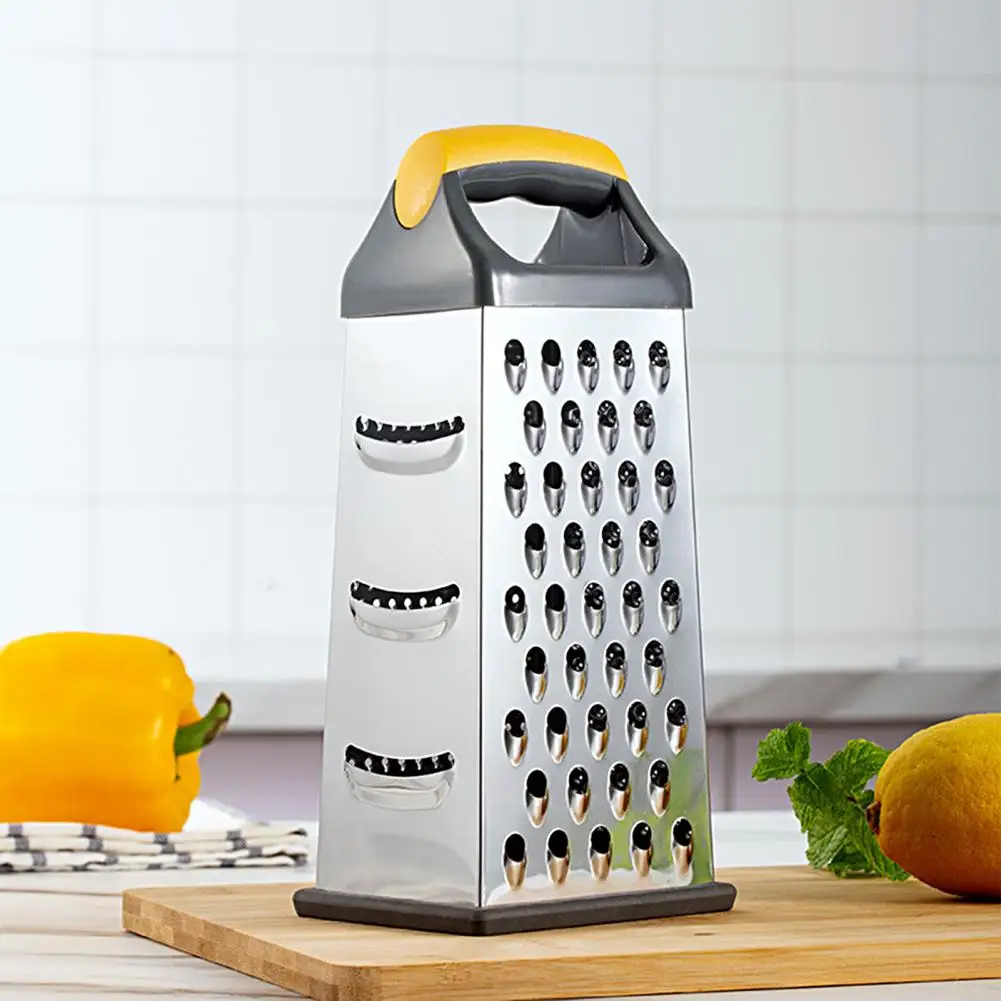 4-Sided Grater Boxed Vegetable Cutter Stainless Steel Professional Cheese Grater Sharp Fruit Tool Planer Knife Kitchen Gadgets