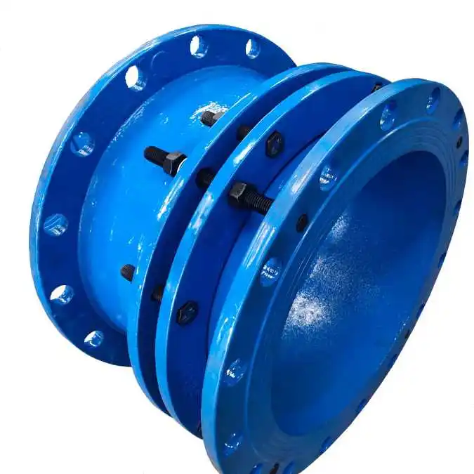 Double flange limit expansion joint PVC pipe connection flexible telescopic device, limit expansion joint