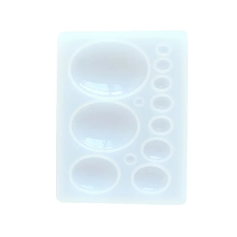 DIY Crystal Drop Glue Mold Timestone Decoration Ornament Silica Gel Mold Technology Round Handmade Cake Fudge Chocolate Tool
