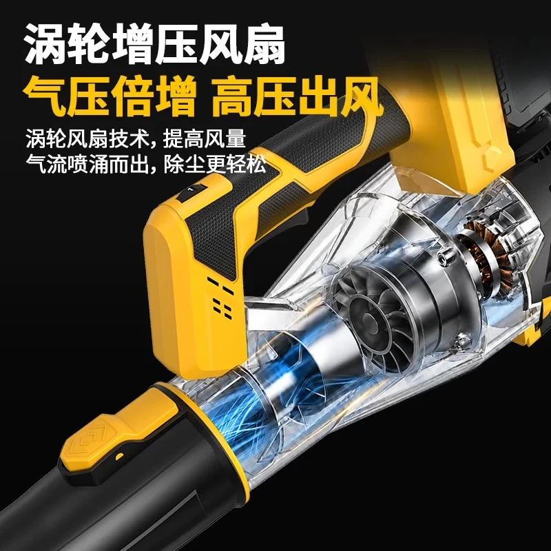 Lithium Powered High Strength Air Blower Dual Purpose Dust Snow Cleaning Handheld Air Gun