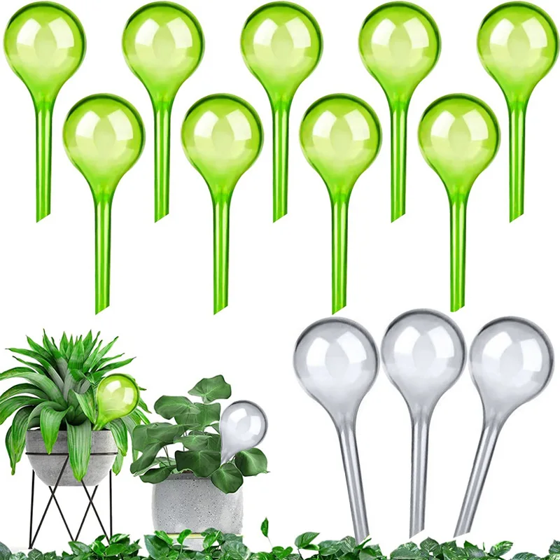 

5Pcs Ball Plant Water Feeder Automatic Plastical Garden Water Device Plants Watering Bulbs Self Watering Drip Irrigation Devices