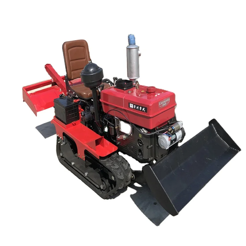 Crawler Rotary Tiller 25hp 35hp Agricultural Farm Equipment