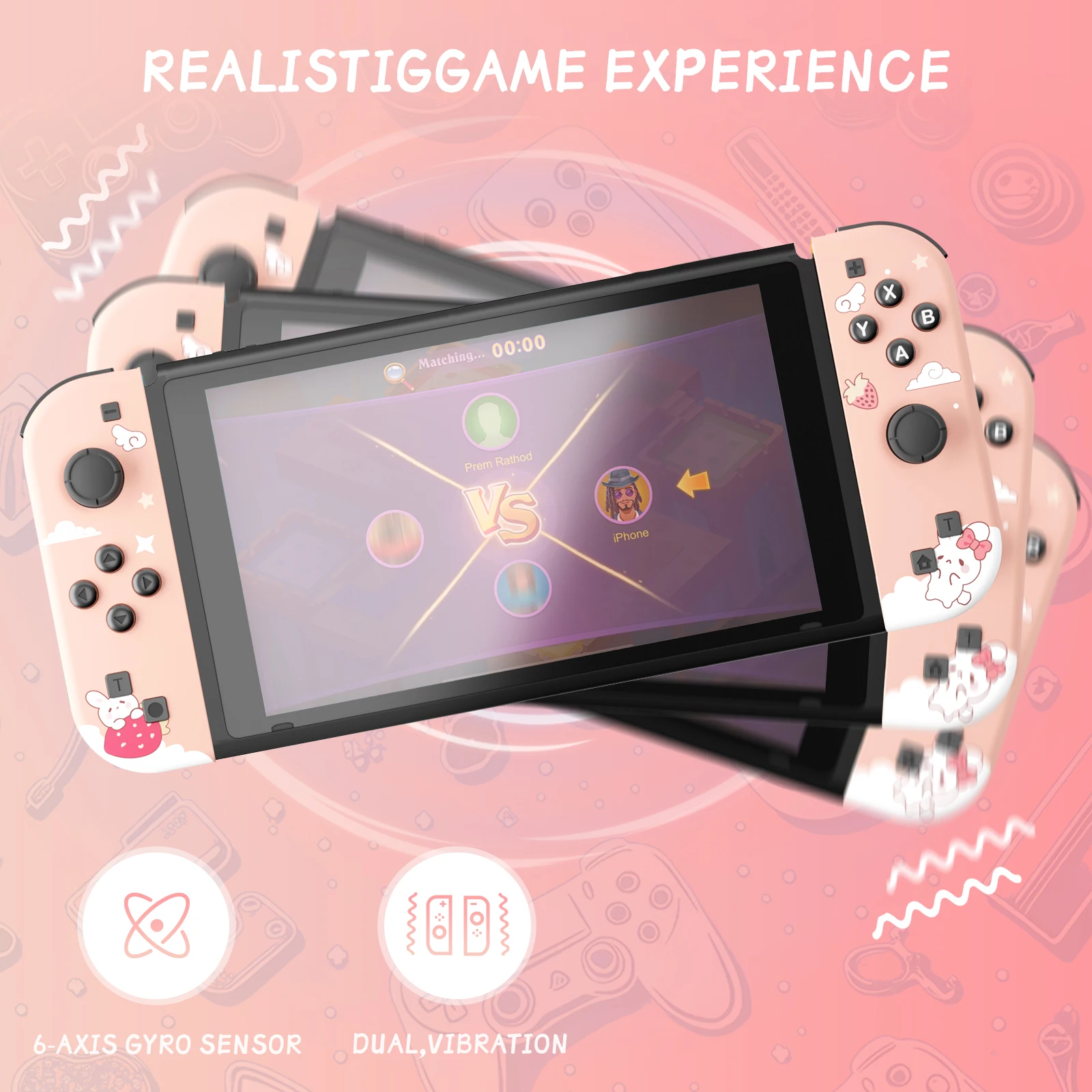 Joycons لنينتندو سويتش/Oled/Lite/Pc ملحقات ألعاب وحدة التحكم اللاسلكية مع لوحة ألعاب بلوتوث للاستيقاظ الاهتزاز التوربيني