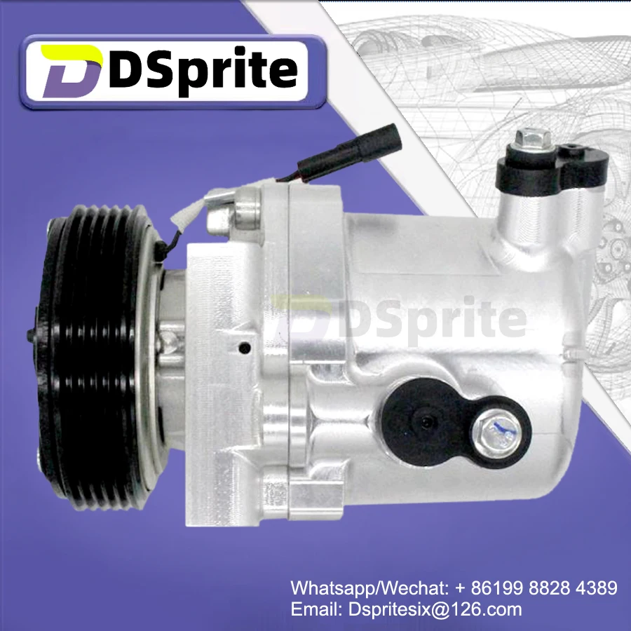 

For Car Fiat 500 Punto Lancia SCSB06 AC A/C Compressor 5A7875000 46782669 447100-1870 4471001870