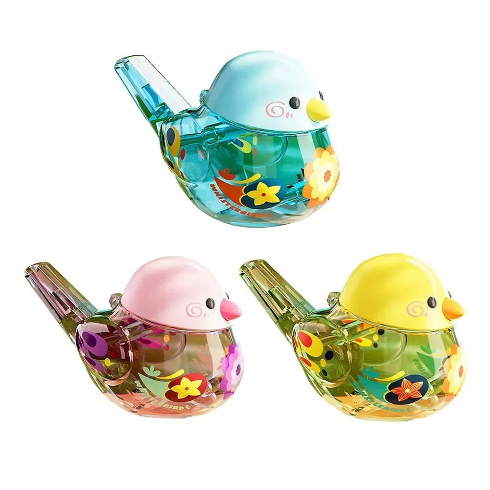 1pc Bird Water Whistle ABS Material Colorful Bird Water Whistle Pipe Bird Pipe Funny Toy For Kids Birthdays Gifts Accessories