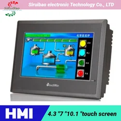 Plc Ethernet Programmable Logic Hmi 4.3 Inch Touchwin  Tg465-mt Tg465-ut Tg465-et Tg465-xt Hmi Touch Screen Supports 232/422/485