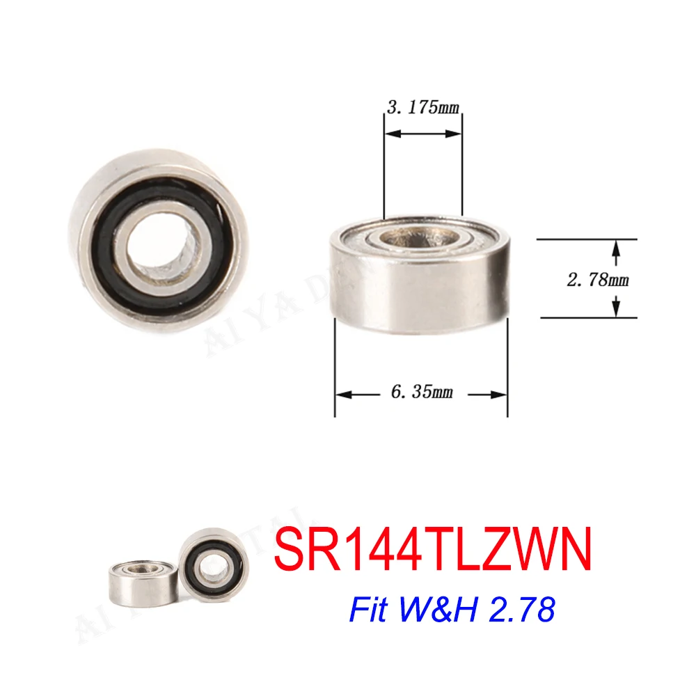 5 pezzi cuscinetti dentali manipolo dentale cuscinetti a sfera Fit KAVO NSK W & H manipolo ad alta velocità strumenti dentali