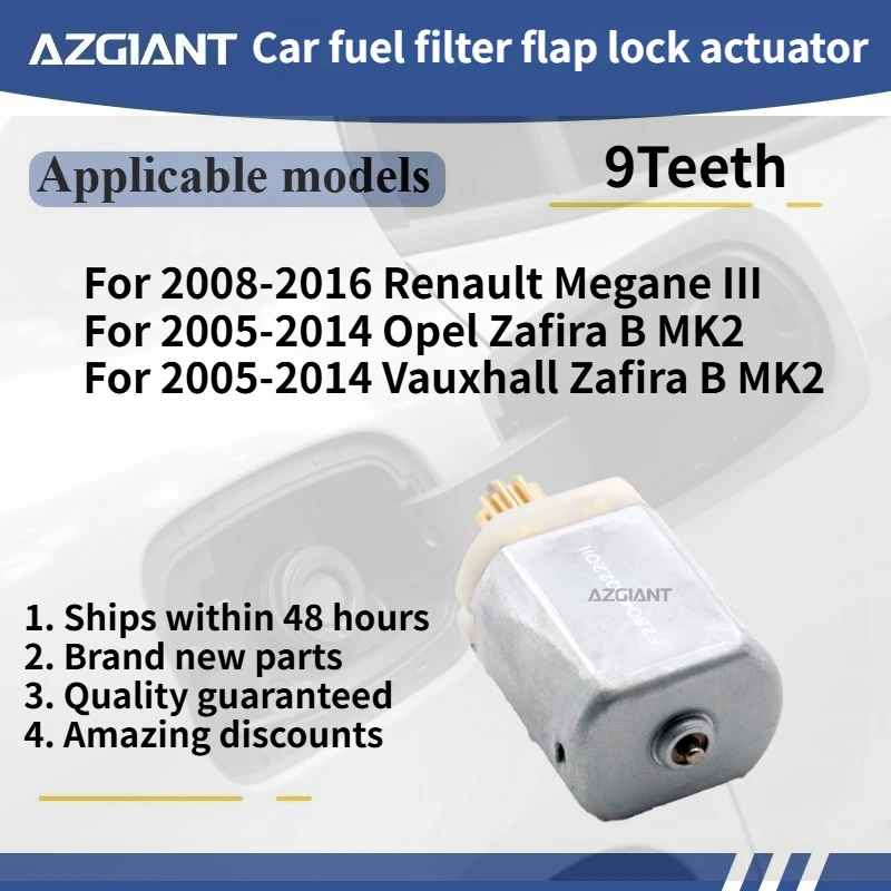 

For Renault Megane III 2008-2016/Opel Zafira B MK2 2005-2014 Car Fuel Filler Flap Open Lock Release Actuator Core Motor New OEM