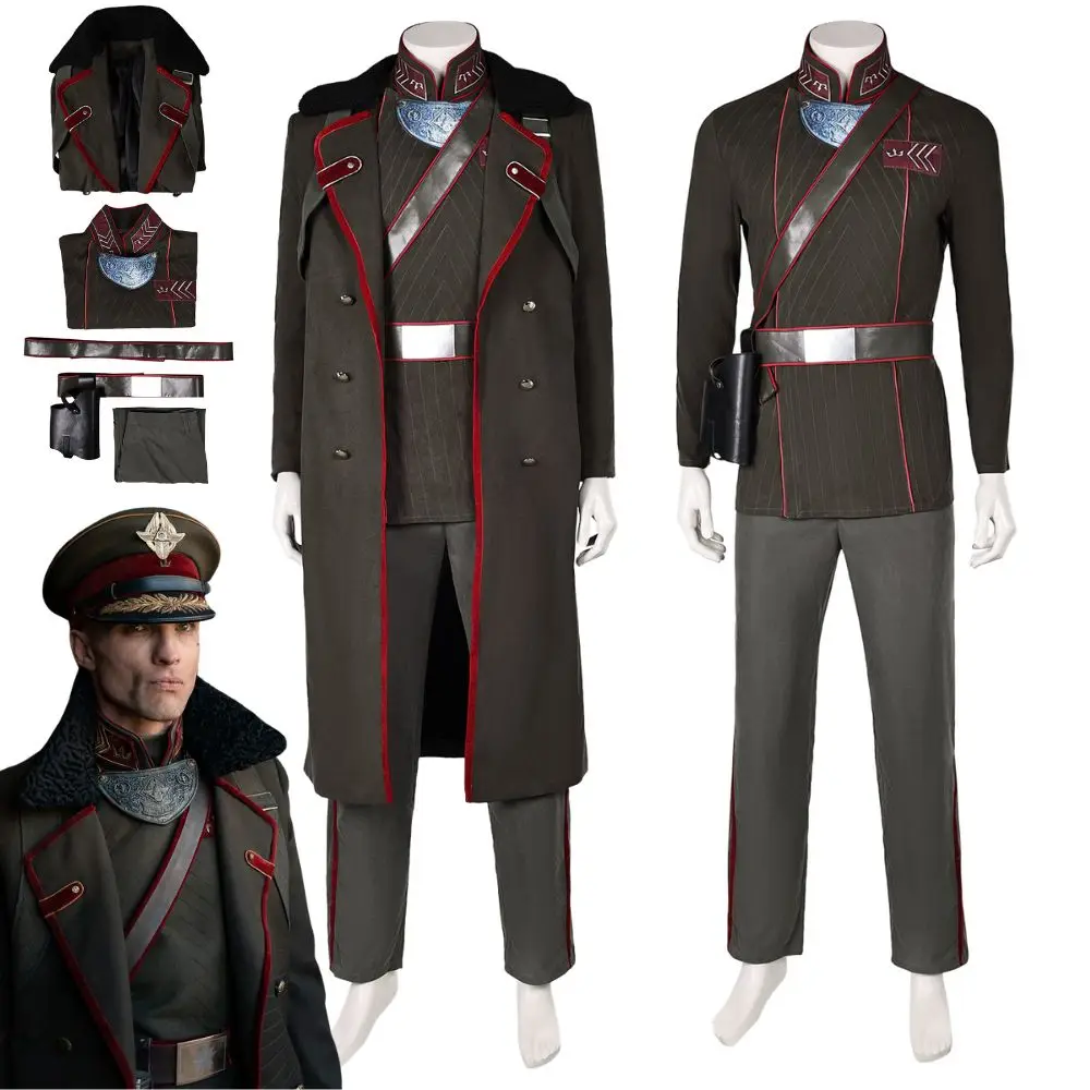 

Balisarius Cosplay Rebel Cos Moon Costume Disguise for Adult Men Uniform Coat Pants Set Outfits Halloween Carnival Party Clothes