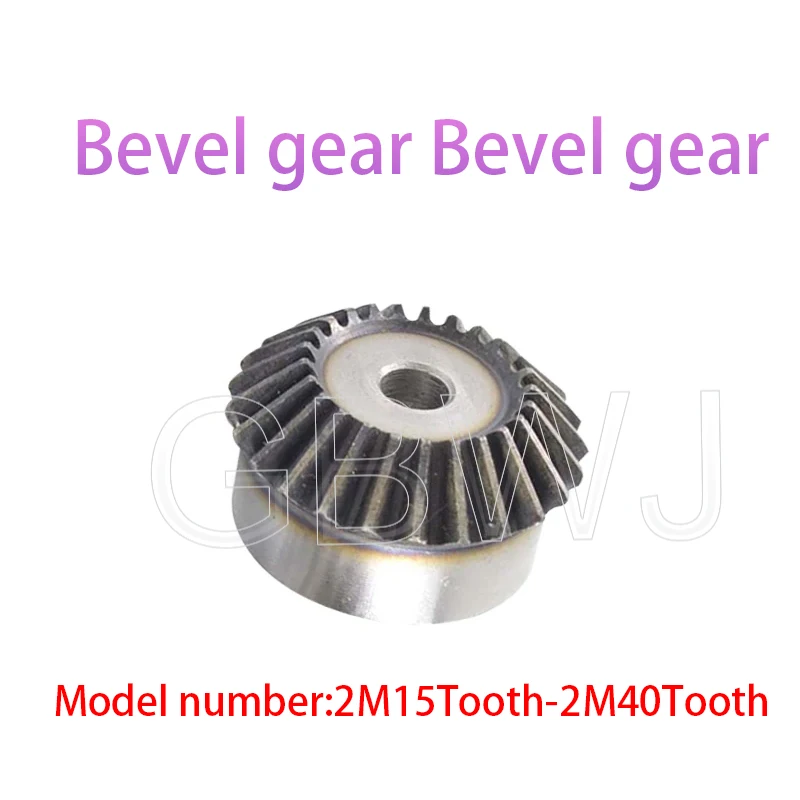 

1pc Bevel Gear 2M 12/16/18/20/25/30/40 Teeth Bore Gear 90 Degrees Meshing Angle Steel Gears Screw