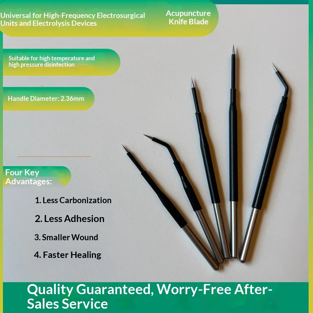 Tungsten Active High-Frequency Electrode Electrocautery Electrocoagulator Needles 5cm/6cm/7cm for Medical Surgical Equipment