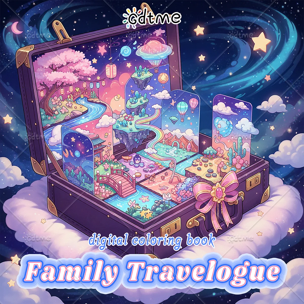 Family Travelogue Coloring Book for Adults Featuring Cute Cozy Daily Activities for Relaxation (Cozy Spaces Coloring)