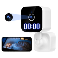 WiFi Plug in Security Camera 2-Way Audio Indoor Security Camera 1080P HD IR Night Vision TuyaSmart APP Control for Home Security