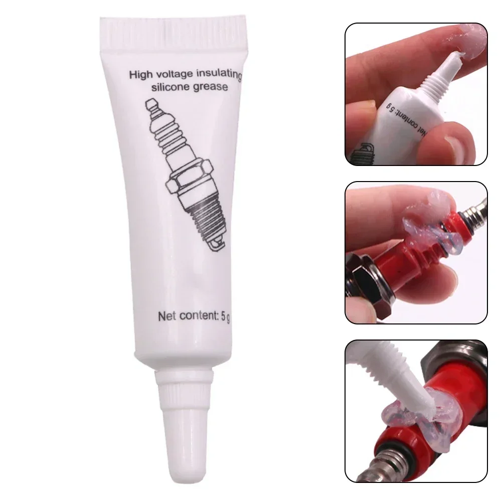 1 Buah Minyak Silikon Tegangan Tinggi Busi Mobil Isolasi Tegangan Tinggi Minyak Pengapian Kumparan Silikon untuk Plastik, Karet