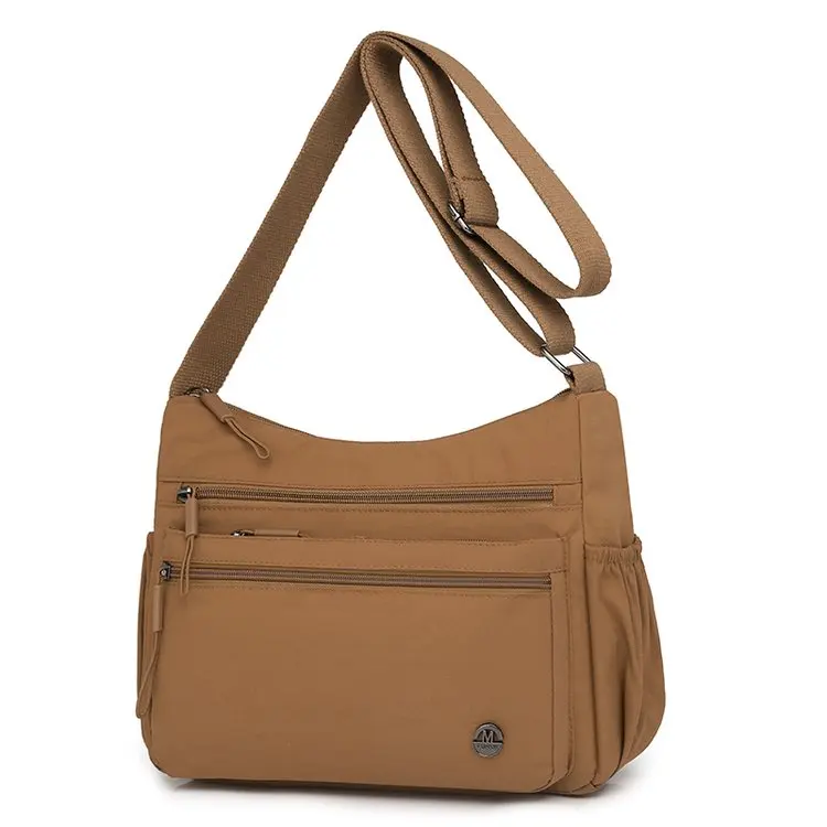 

New Nylon Crossbody Bag Simple Large Capaci Lightweight Commuter Travel Women's Bag Mommy Bag Casual Sle Zipper Closure