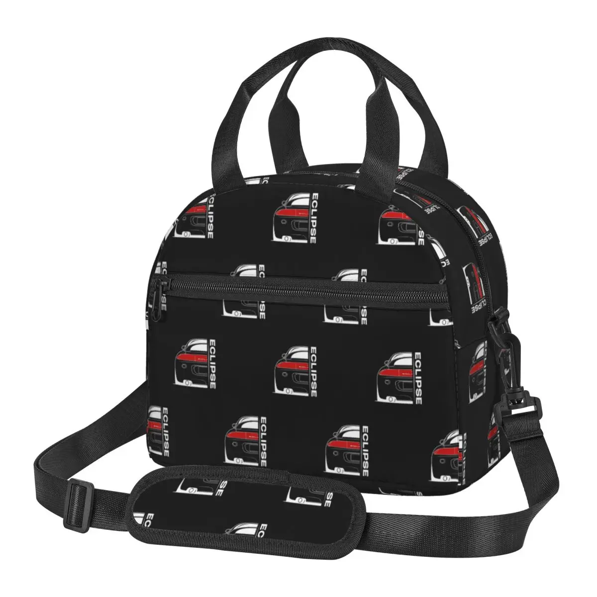 Eclipse 2G DSM Red Insulated Lunch Bag for School Picnic Storage Food Boxes Portable Cooler Thermal Lunch Box Tote