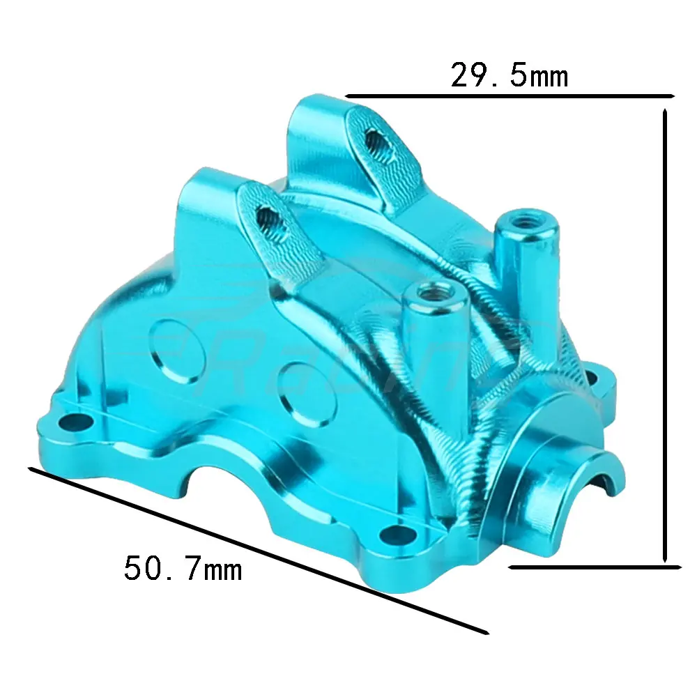 1pc Metal Gearbox Housing Cover for Tamiya TT02 TT-02 1/10 RC Car Aluminum Alloy Upgrade Parts