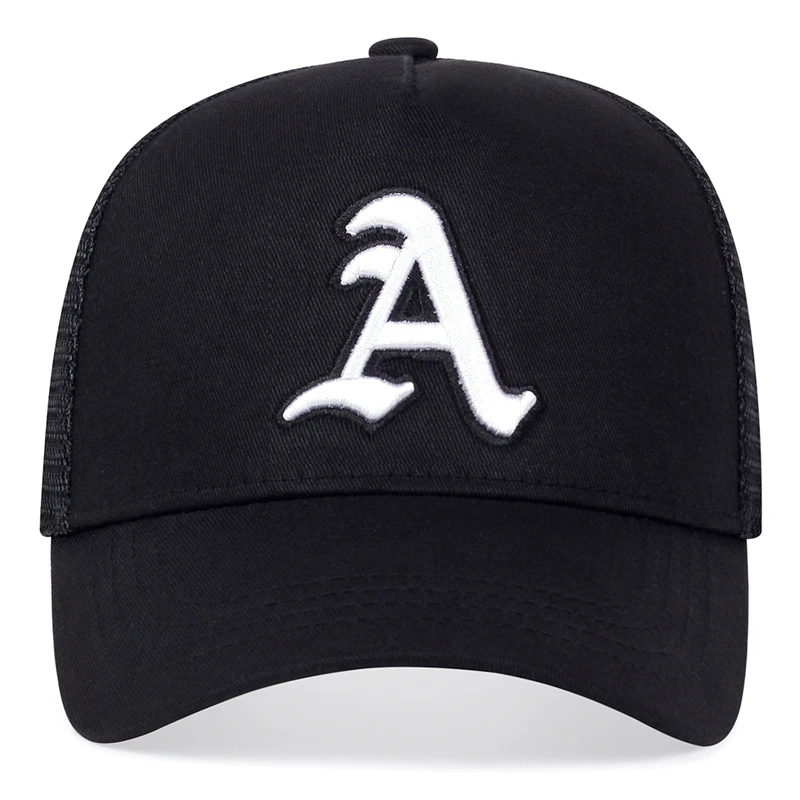 Unisex Baseballkappen mit Gothic-Buchstaben-A-Stickerei, Frühling/Sommer, Outdoor, verstellbar, lässige Hüte, Dad Hat, Sonnenschutzhut – Detail 5