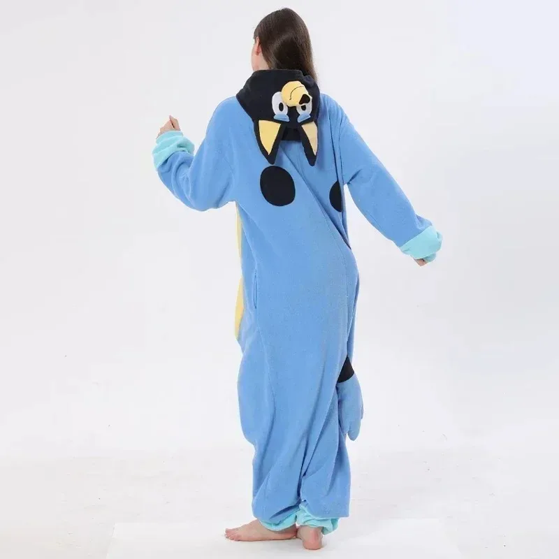 

Blueyed Pajamas Onesies Adult One-Piece Pijama Cartoon Jumpsuit Full Body Sleepwear Fleece Anime Cosplay Costume