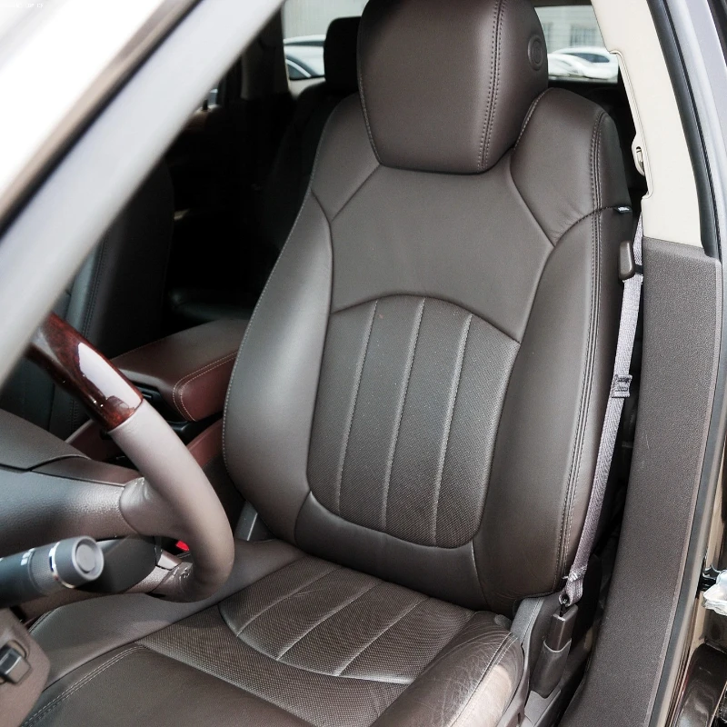 Fundas de Asiento de Coche de 7 Plazas, Personalizadas para Buick Enclave 2009, 2013-2016, Completas con Juego Completo Delantero, Cuero Vegano