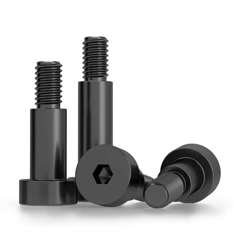 Woodworking Black 304 Stainless Steel Hex Socket Cap Allen Bolt M2.5-M16 Roller Bearing Shoulder Screw