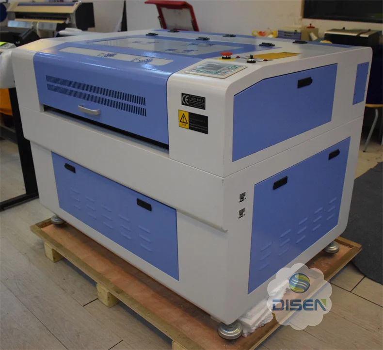 Portable Desktop Mini 100*100cm Acrylic Eyeglasses CNC Milling Engraving Machine 80W 6090 Honeycomb Bed Panel 60*90cm Wood