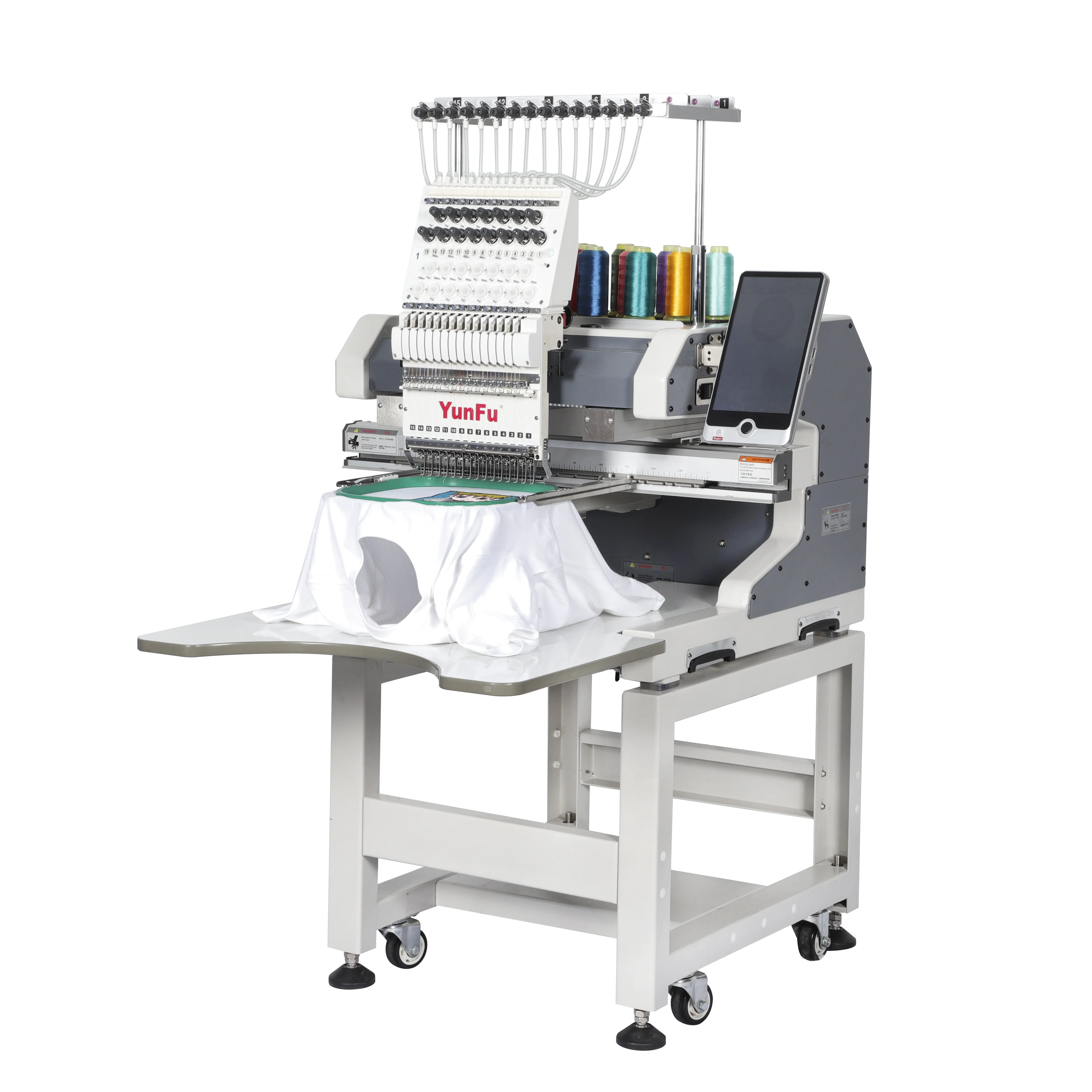 Active Discount Commercial Multi-Function Embroidery Machine 1200 Rpm Single Head for Retail Industries