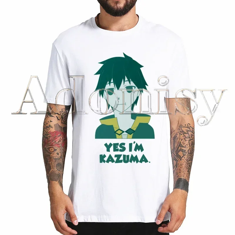 

Konosuba God’s Blessing on This Wonderful World!Men Women T-shirt Tops Crew Neck Fitted Soft Anime Manga T-shirt Clothes T-shirt