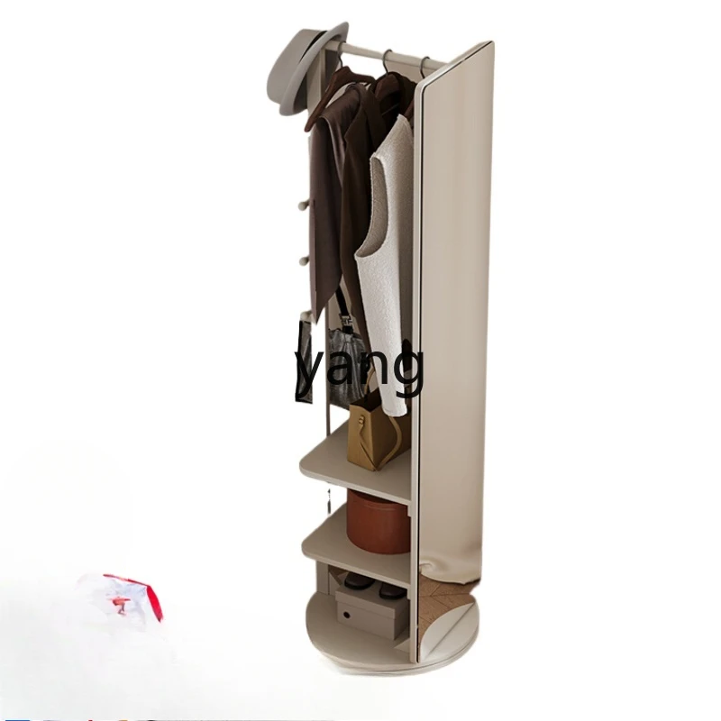 

LH full-body mirror floor-to-ceiling household vertical rotating full-length mirror with integrated hanger