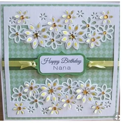 Stamps Scrapbooking Metal Die Flower Border Etched Cutting Dies Cut Album Photo  Craft Embossing