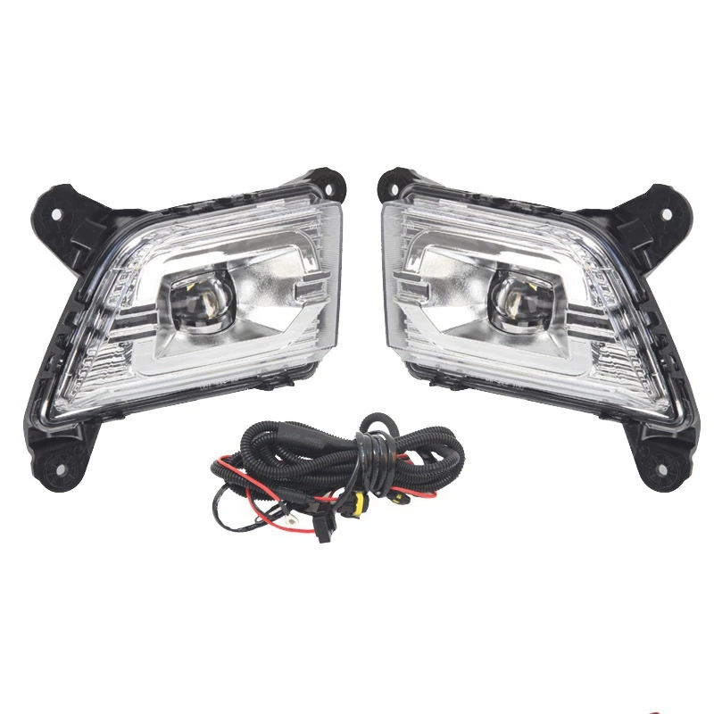 

Bumper LED Assembly Daytime Light Lamp Fog Lights Drive Fog Lamps Compatible for 2019 2020 Chevrolet Silverado