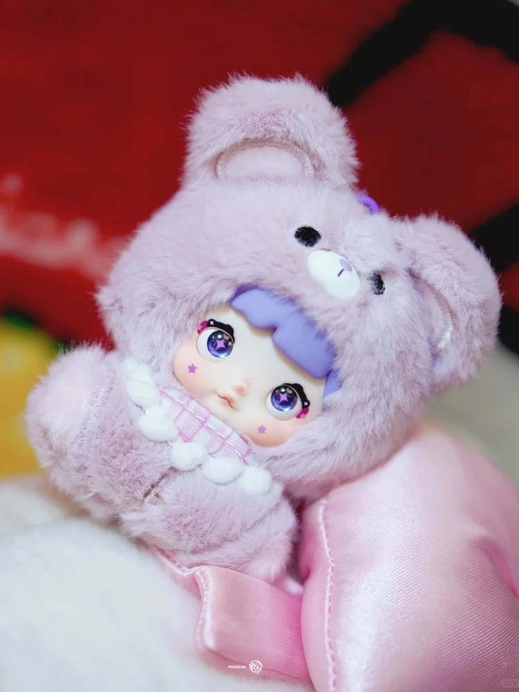 Nommi V4 Mibao Kotak Buta Mewah-Tas Figur Anime Kawaii Liontin Hadiah Kejutan Mainan Dekorasi Gadis Misterius