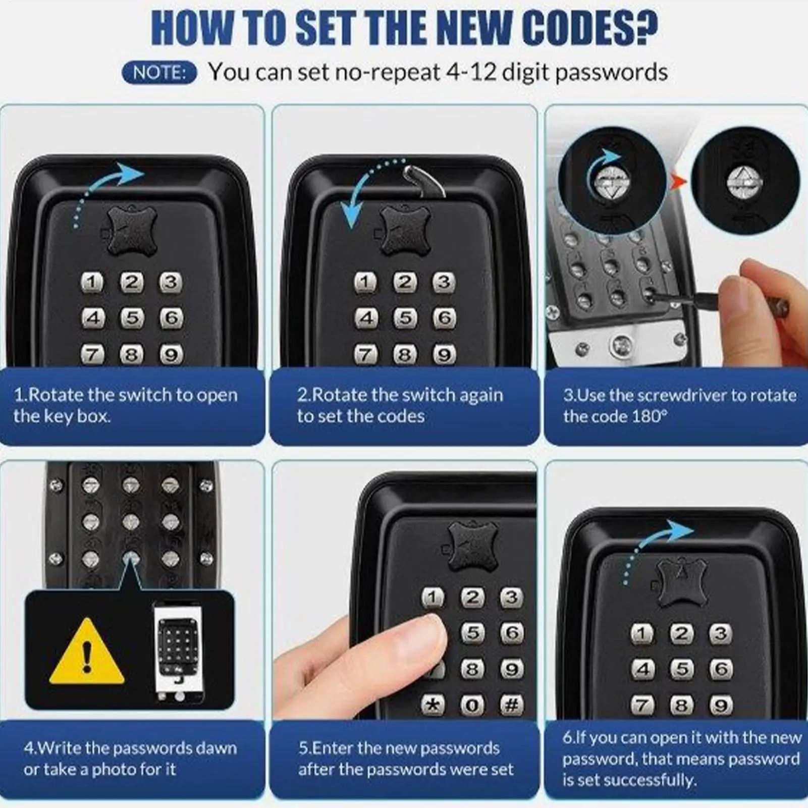 

Key Box Combination Key Lock Box For Outside Multi-Functional Heavy Duty Container With Cover For Homeowner Renter Students