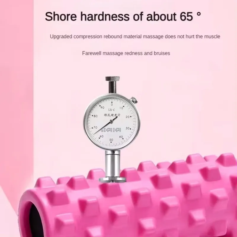 أسطوانة تدليك فوم صلبة من Lezyan ، عمود تدليك استرخاء العضلات ، أسنان تنحيف الساق ، صالة ألعاب رياضية ، 33 أو