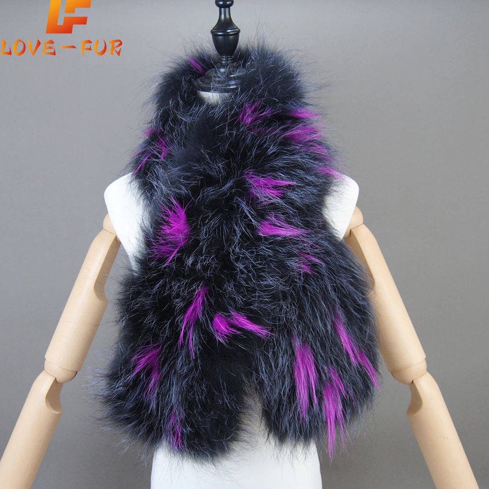 

Women Real Fox Fur Scarf Fashion Lady Winter Warm Soft Knitted Real Fox Fur Neckerchief Quality Natural Fox Fur Ring Scarves