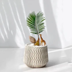 Silicone Pot Molds for Concrete Cement Planter Molds Nordic Simple Succulent Plants Flower Pot Molds DIY Home Decor Crafts