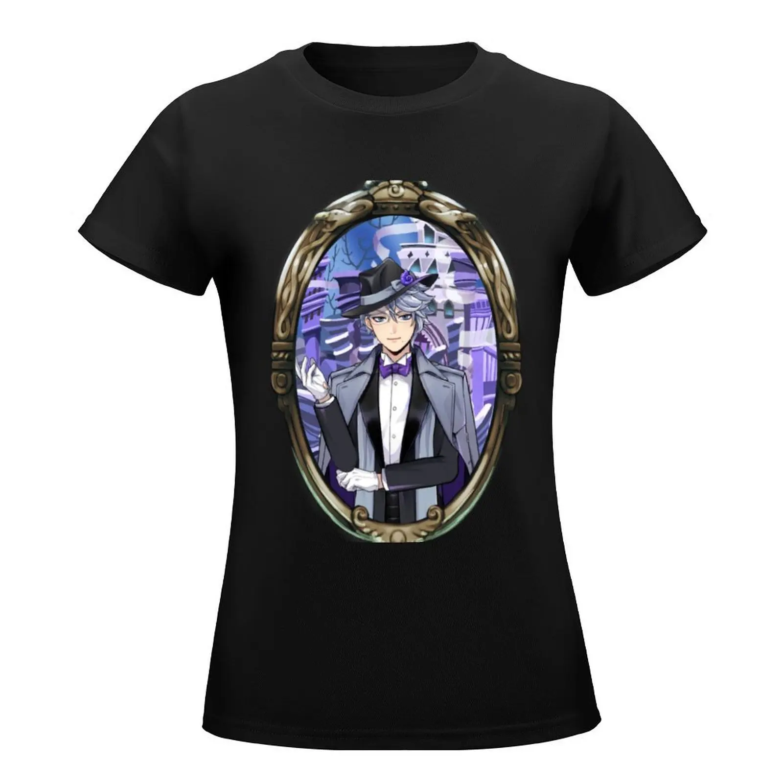 Azul Ashen grotto (Twisted Wonderland) T-Shirt Sommer Tops T-Shirts Frauen T-Shirts