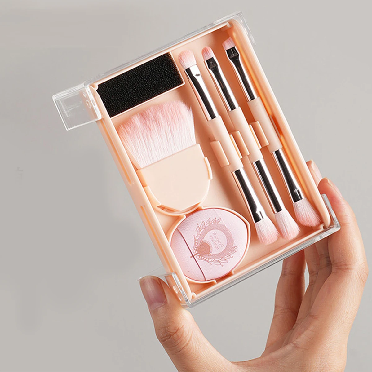 8-delige make-upborstelset met poederdons Professionele make-uptools voor dames